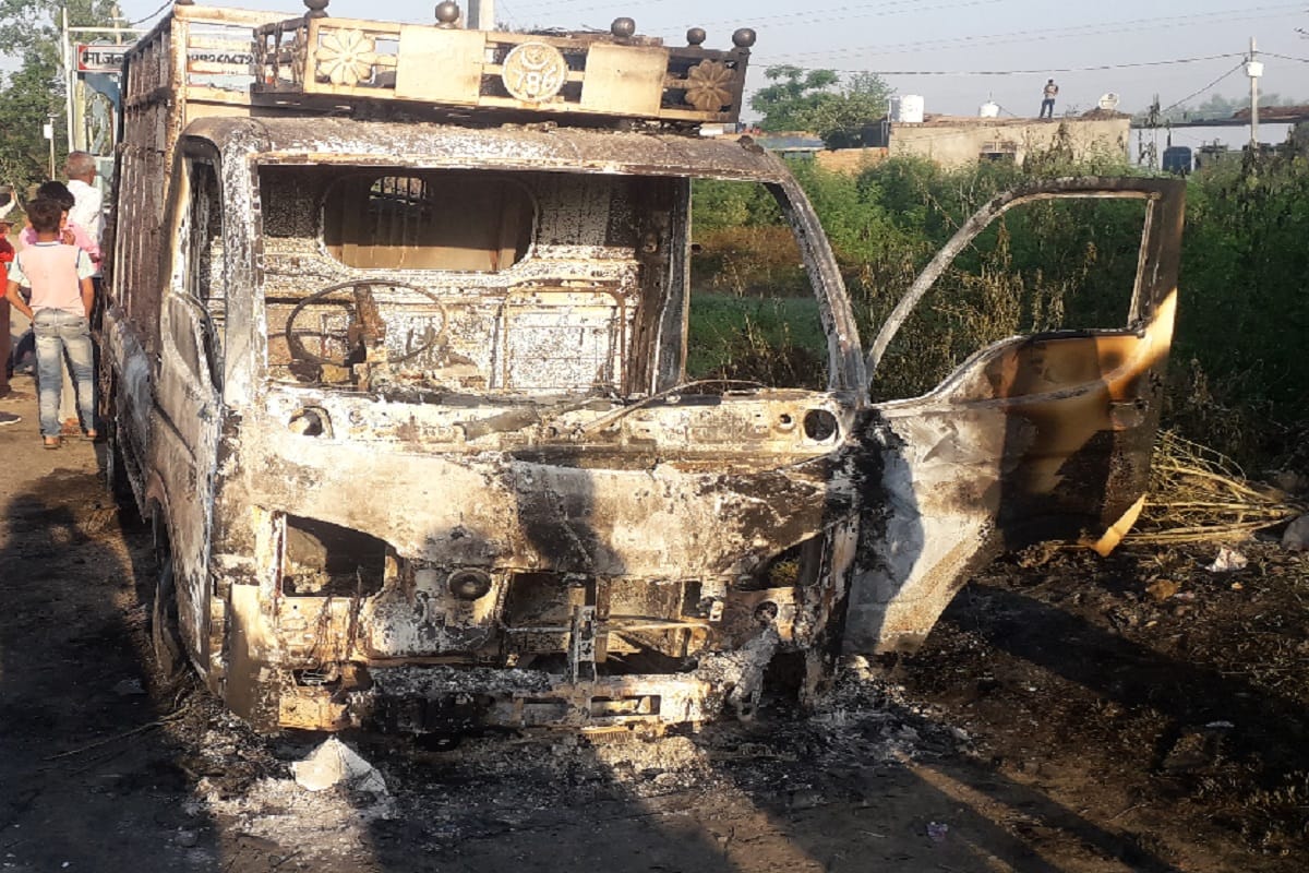 A young man died from burning and one injured in Bijnor