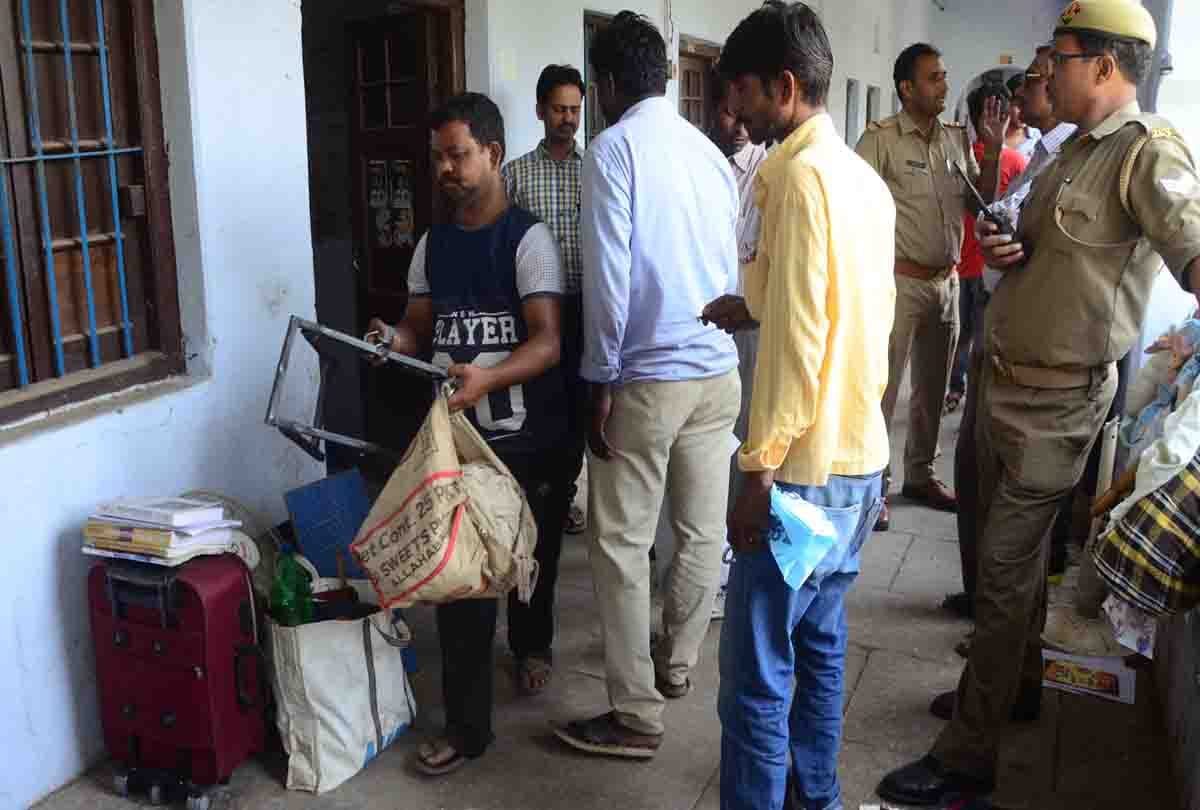 38 rooms sealed of three hostels of Allahabad University