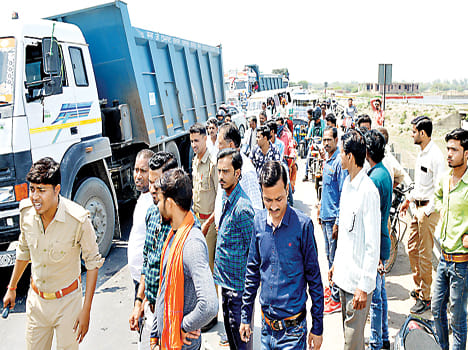 Eight injured in road accidents, one killed