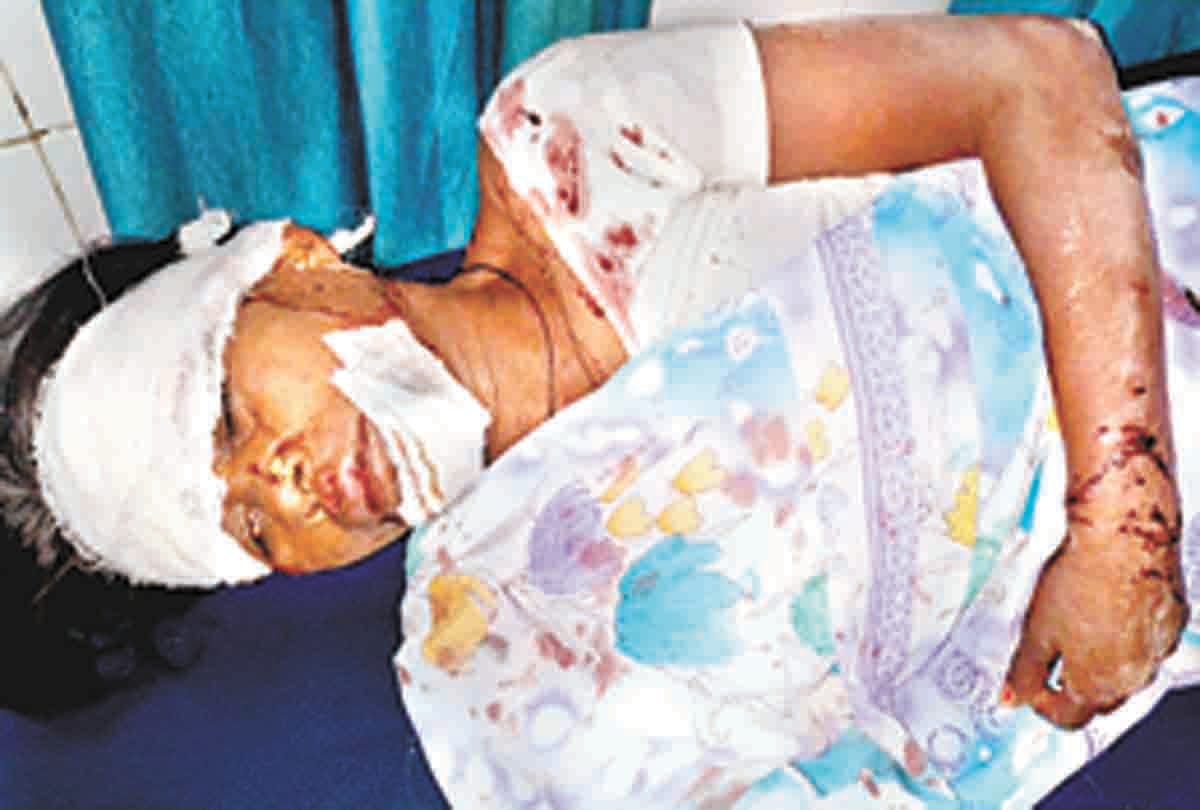 Gramin killed in road accident, four injured