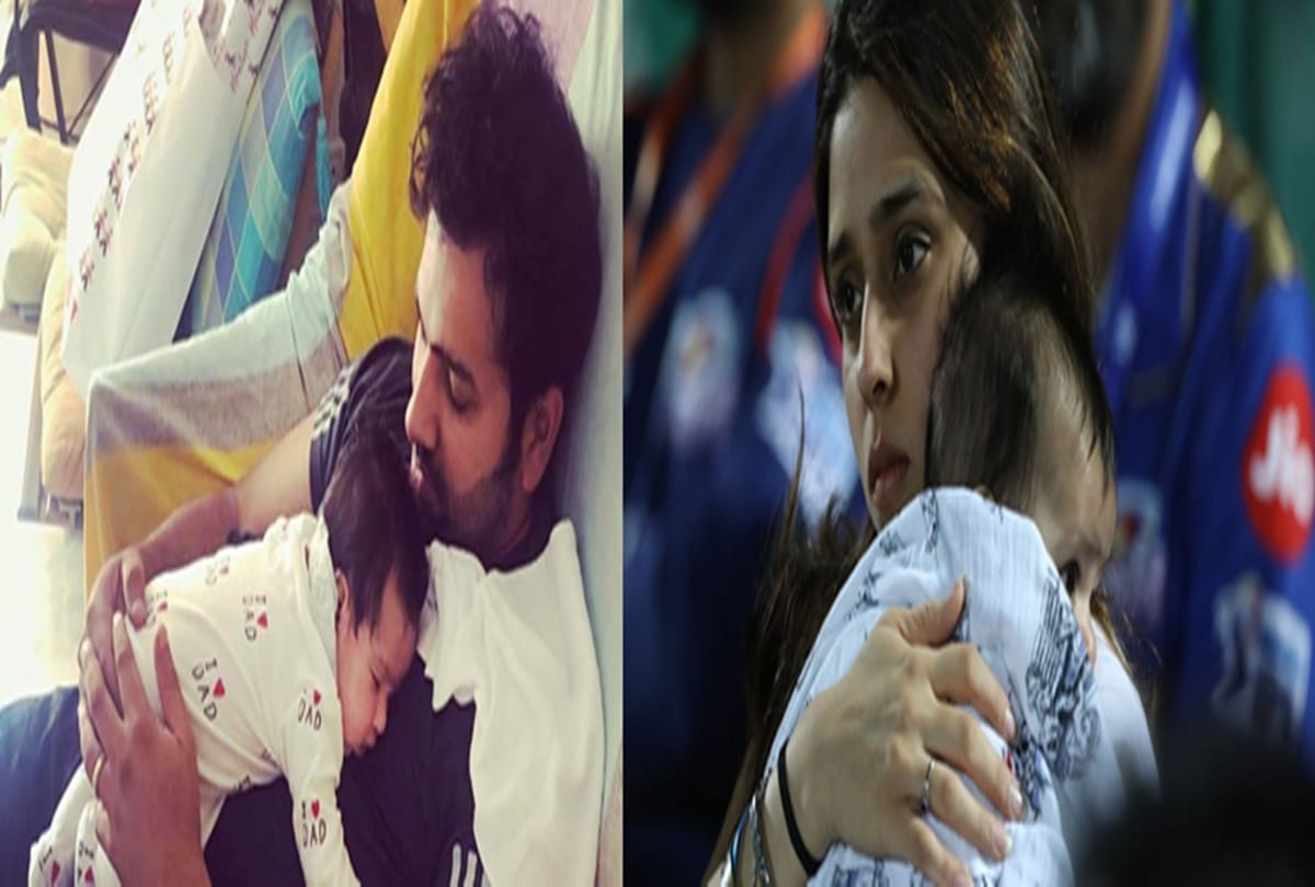 Rohit sharma daughter Samaira Sharma spotted during RR vs MI match in ipl 2019