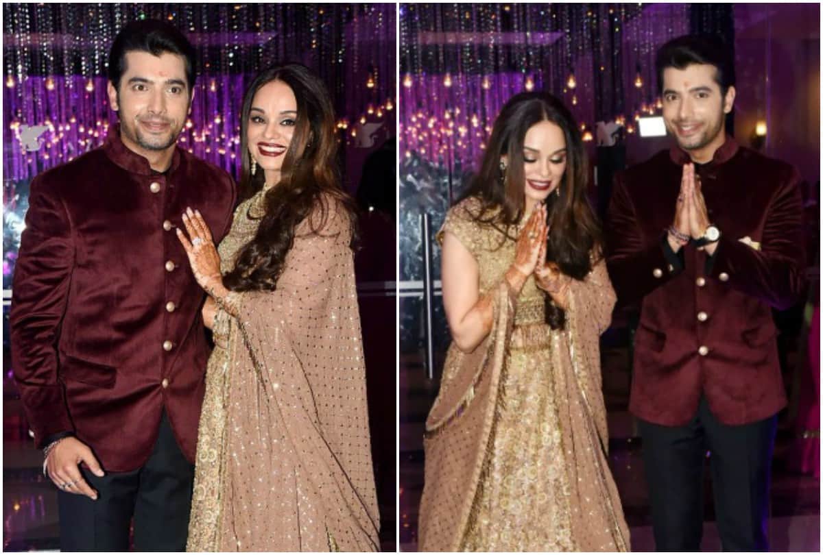 Banoo Main Teri Dulhann actor Sharad Malhotra Ripci Bhatia sangeet ceremony pictures leak