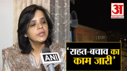 AFTER TRAIN ACCIDENT IN KANPUR, RESCUE OPERATION IS ON