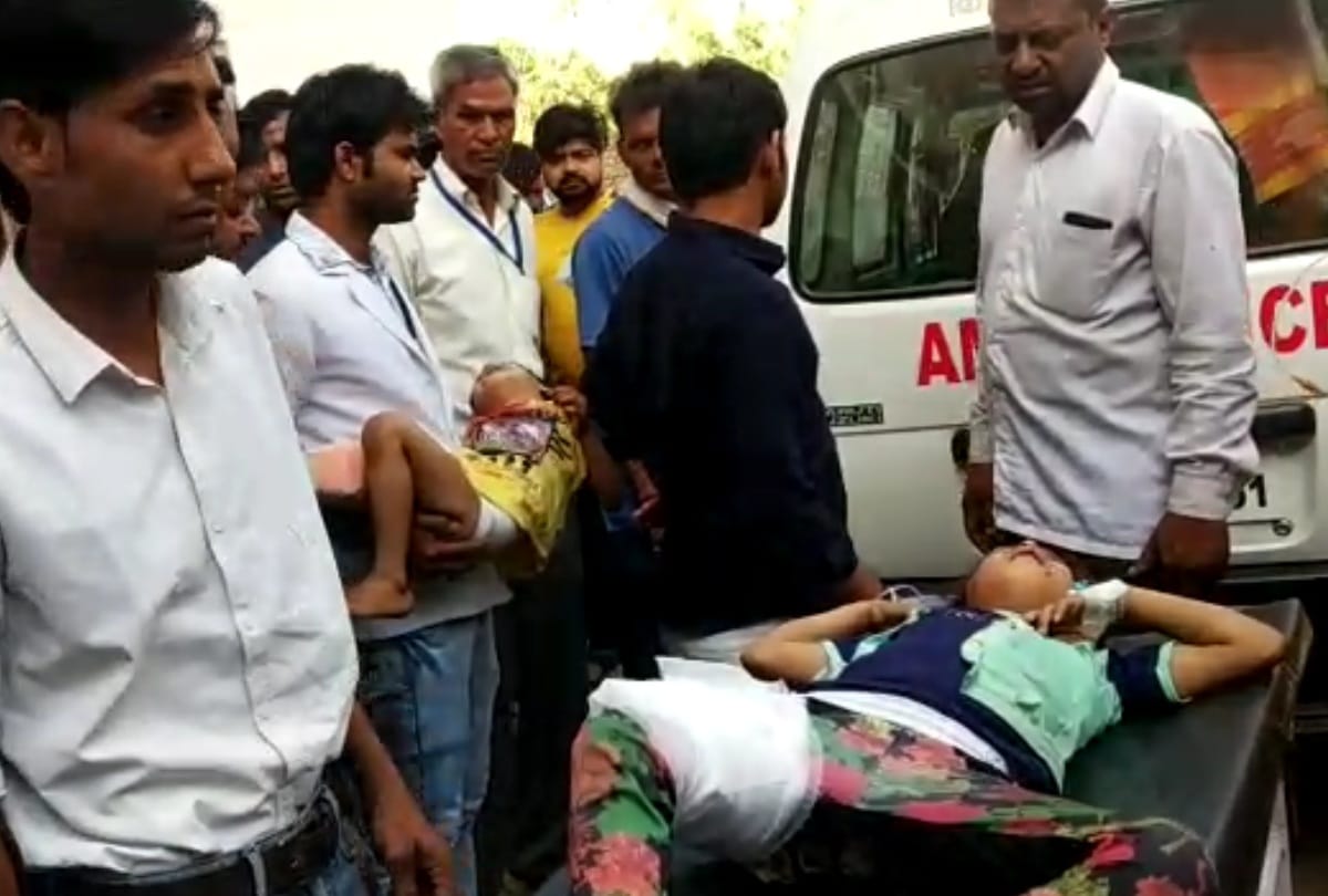 car bus deadly accident took 3 lives of same family in hodal haryana