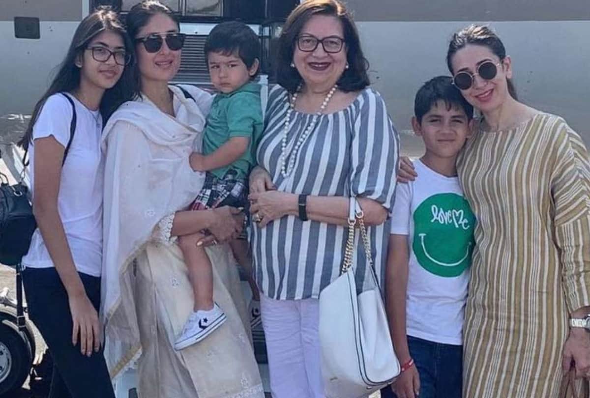 actress babita birthday celebration joined kareena and taimur