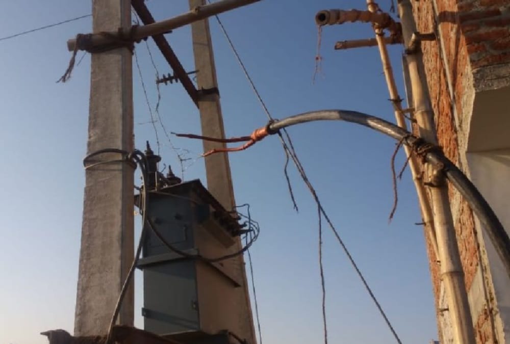 Electricity theft in whole Colony caught by Vigilance in haridwar