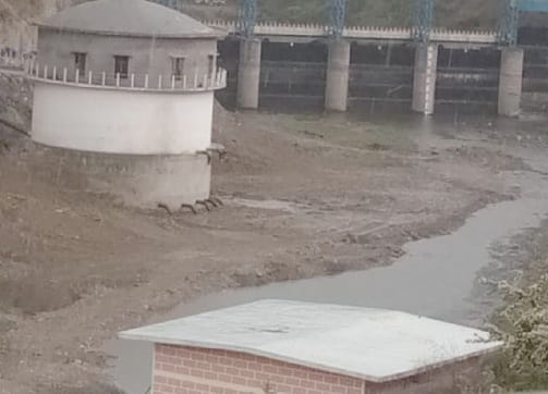 Water is filling in Kosi Barrage