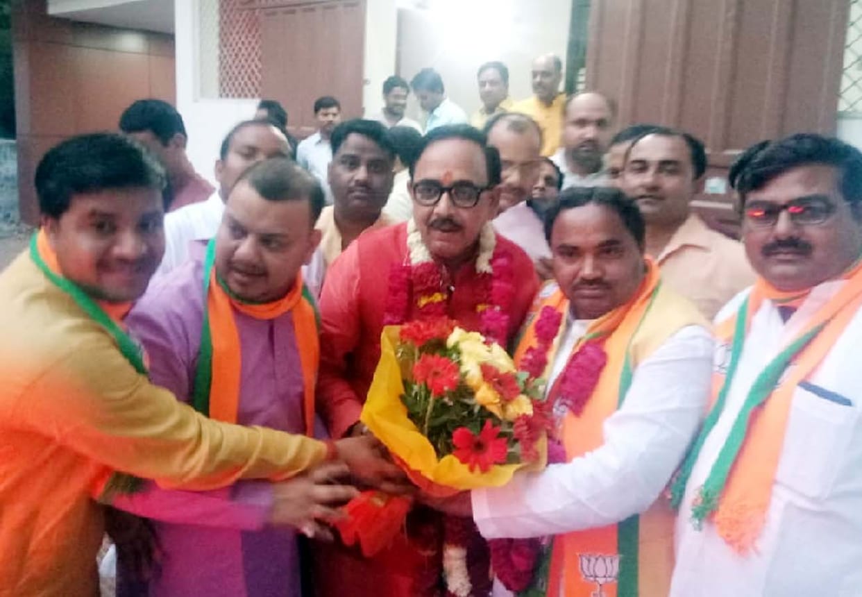 Former MP Ghanshyam Anuragi join bjp lok sabha election 2019