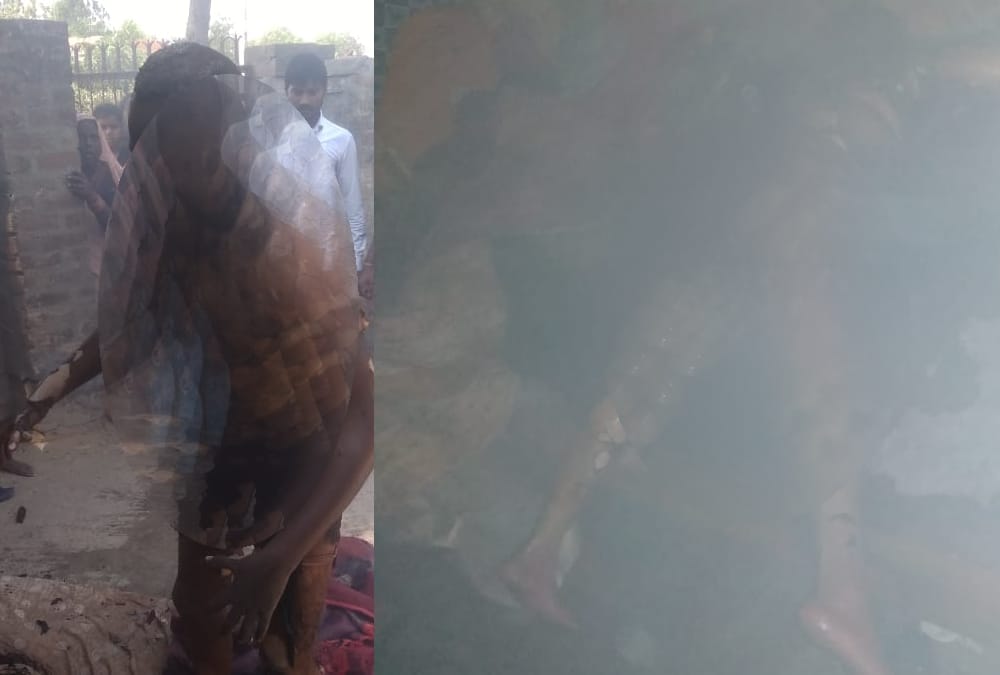 Husband wife burned alive in Nigoha in Lucknow.