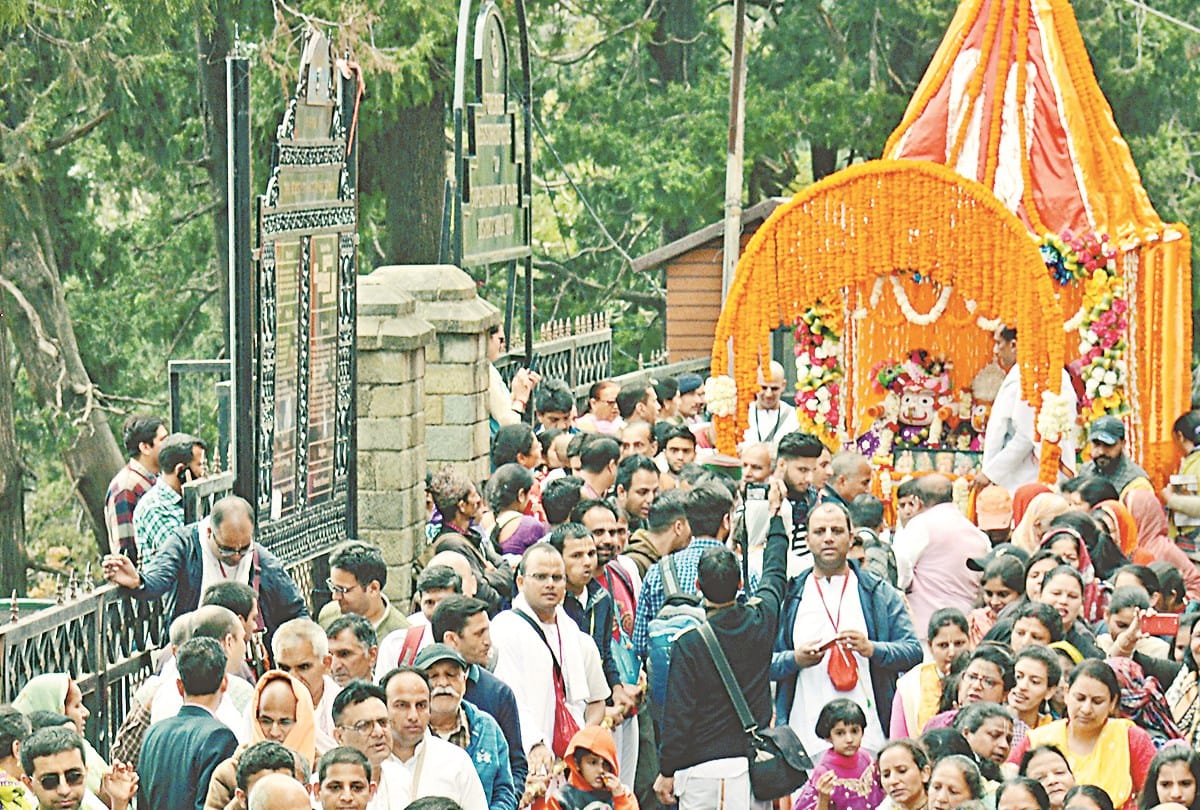 सीटीओ चौक से निकली भगवान जगन्नाथ की यात्रा