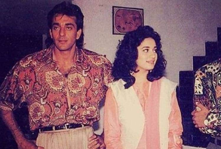 Madhuri Dixit and Sanjay Dutt Untold love Story when wife richa sharma know about husband affair