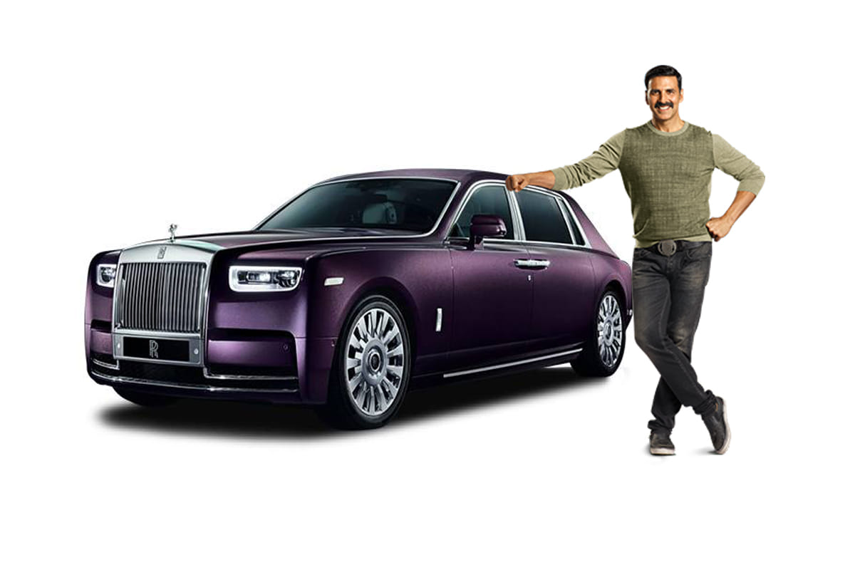 Bollywood Actor Akshay kumar car collection include rolls royce phantom to Porsche cayenne
