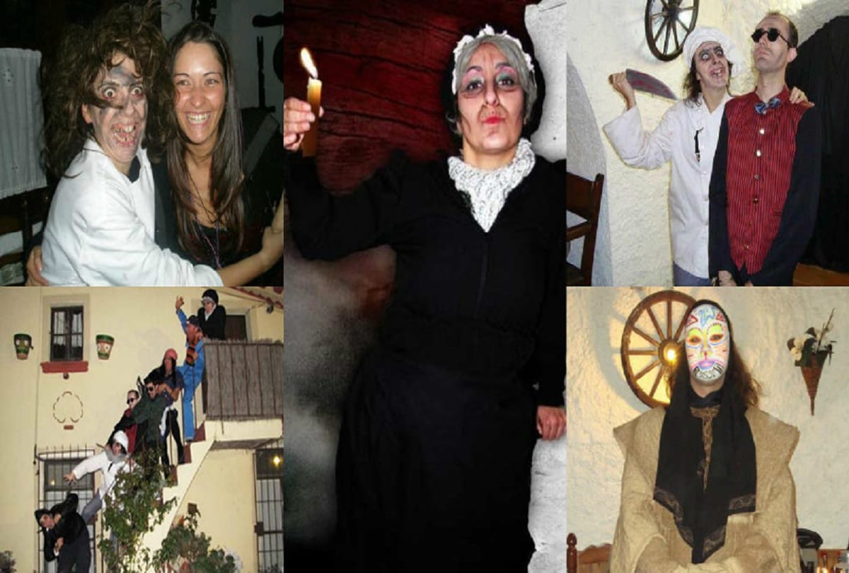 bizarre haunted la masia encantada restaurant where Ghost serve dinner and food