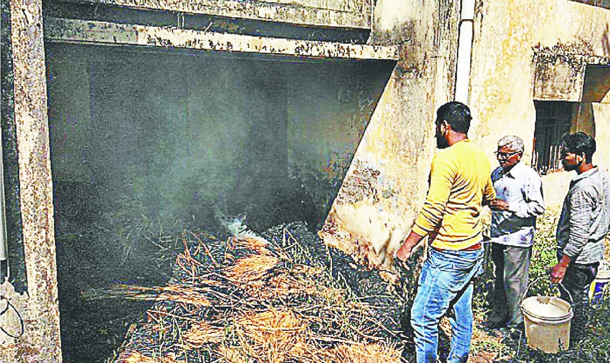 Fire in Child Development Project Office