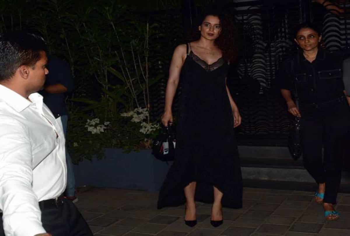 Kangana Ranaut Wore Black Dress Social Media Users Troll Her