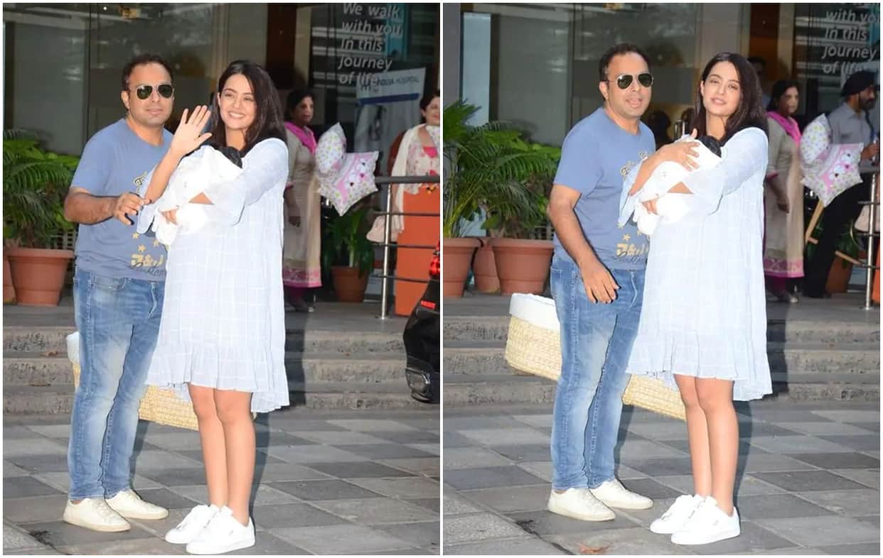Surveen Chawla with newborn baby girl See pictures here