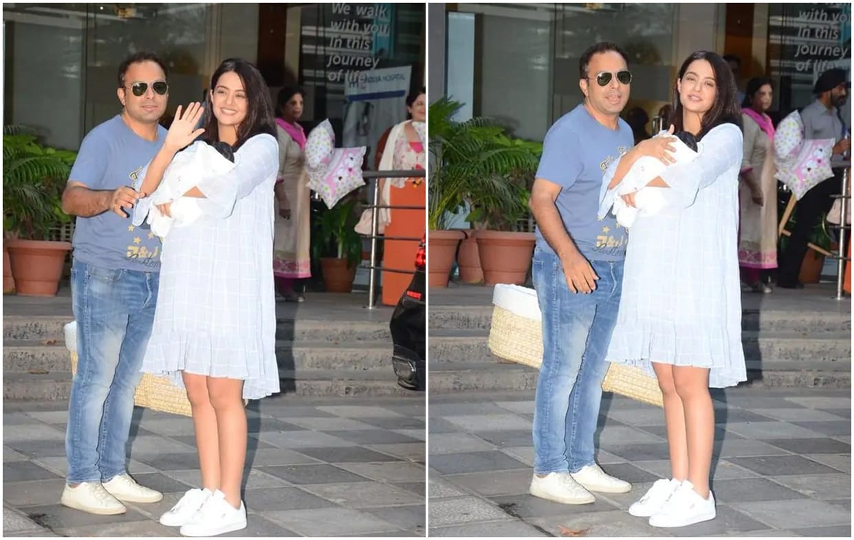 Surveen Chawla with newborn baby girl See pictures here