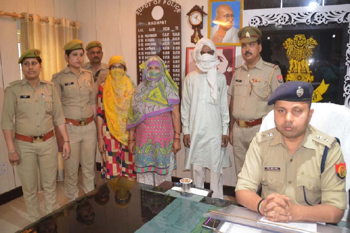 Baghpat murder case, Three accused arrested and sent to jail