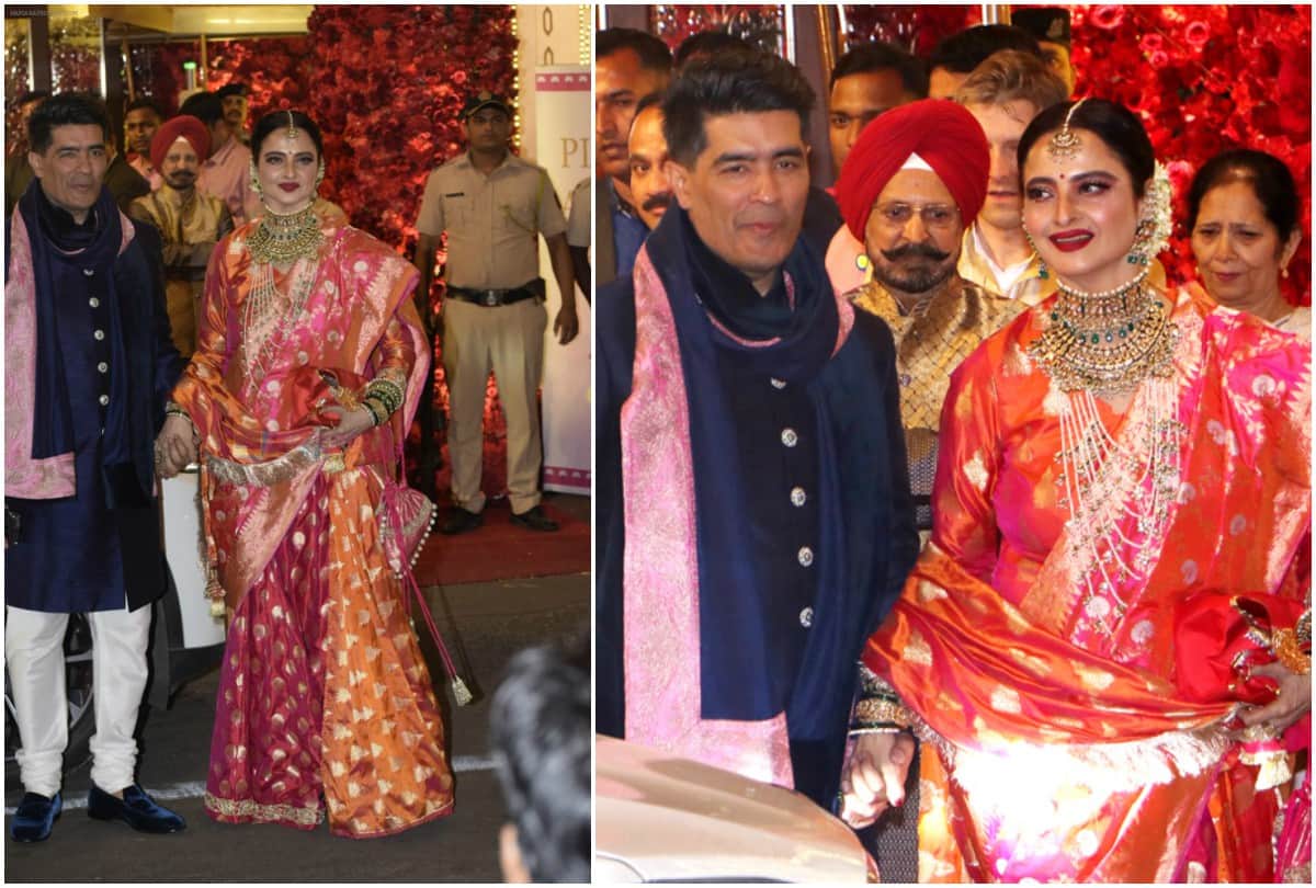 After Isha Ambani wedding Bollywood actress Rekha steal the limelight in reality show Rising Star 3