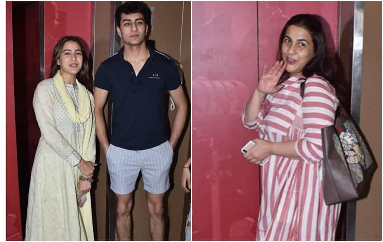Sara Ali Khan enjoys kalank with Amrita Singh and brother Ibrahim