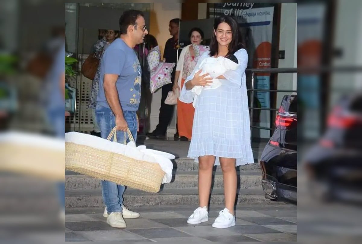 Surveen Chawla with newborn baby girl See pictures here