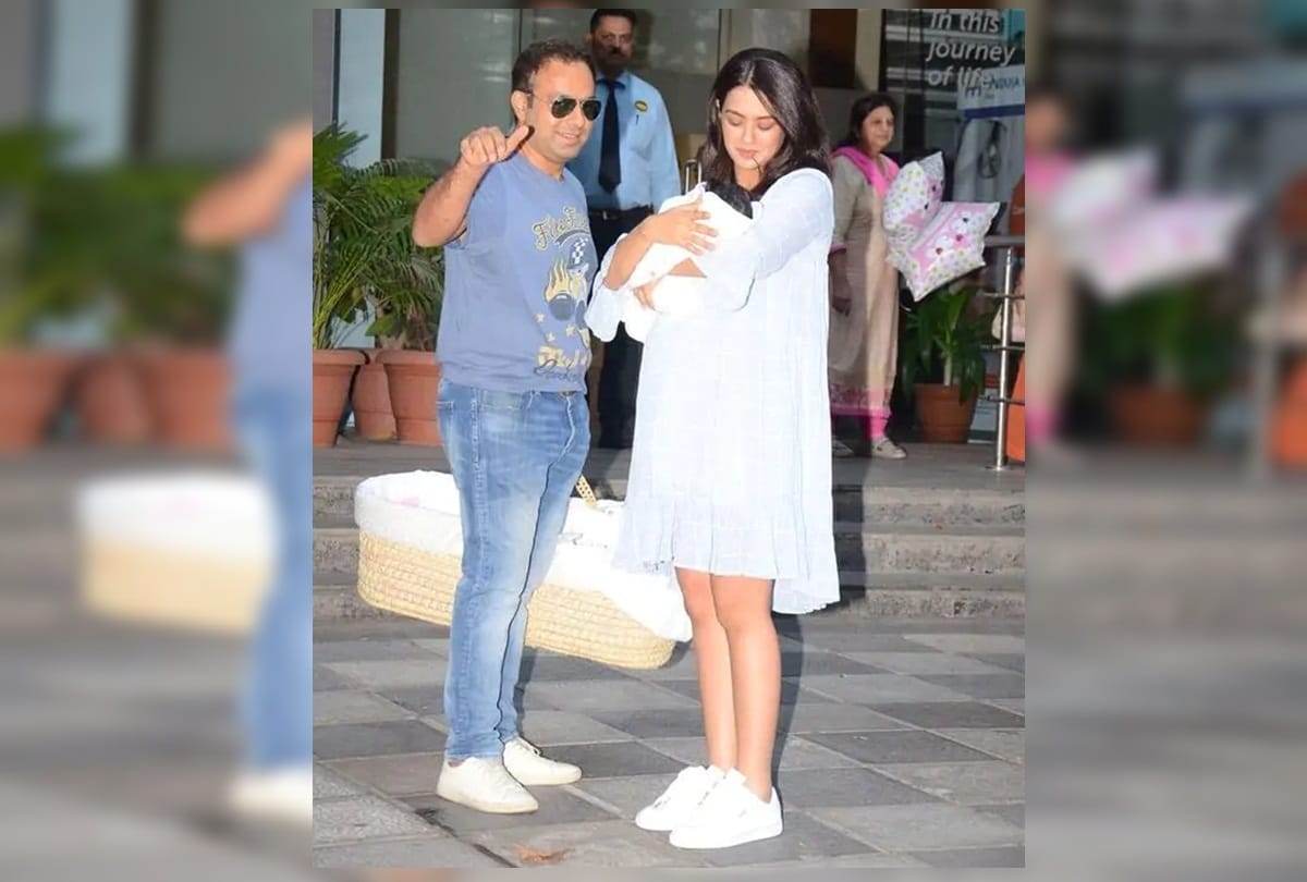 Surveen Chawla with newborn baby girl See pictures here