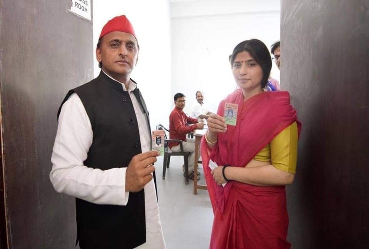 mainpuri Lok Sabha Election 2019 Live Voting mulayam family cast vote