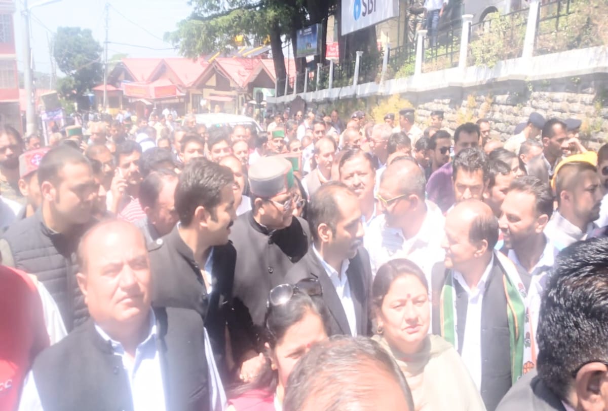 congress candidate files nomination from shimla seat for lok sabha election 2019