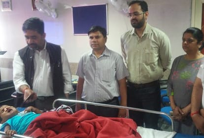 doctors removed iron rod from child's stomach in kgmu