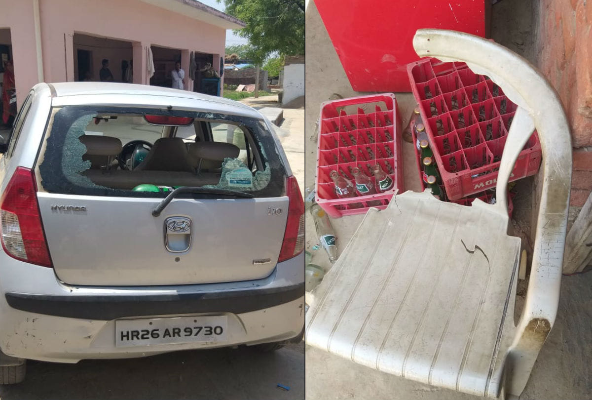 mainpuri lok sabha elections voting clash between bjp and sp workers