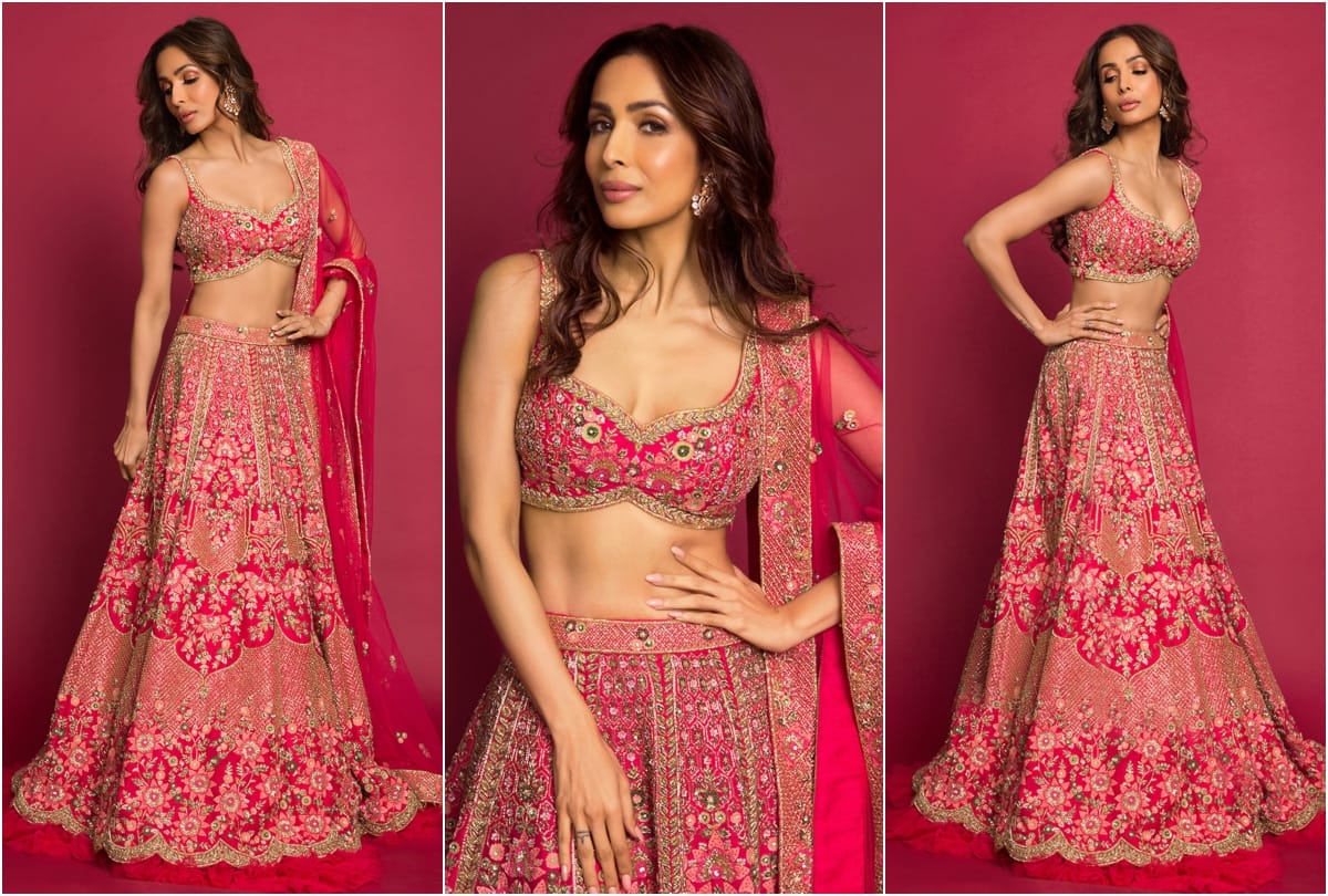 malaika arora lehnga outfit photoshoot