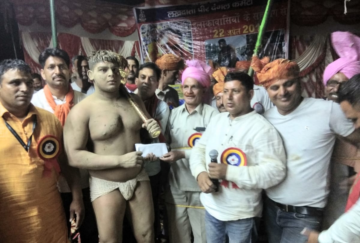 preetpal of Phagwara won Wrestling competition in hamirpur himachal