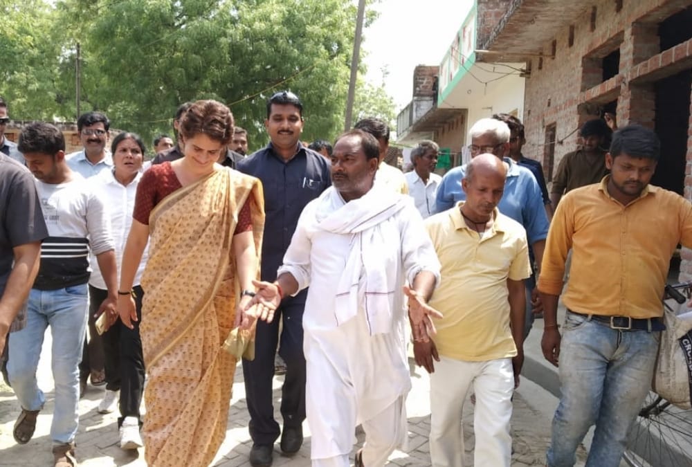 Lok Sabha Elections 2019 Priyanka Gandhi Vadra campaigning in Amethi.