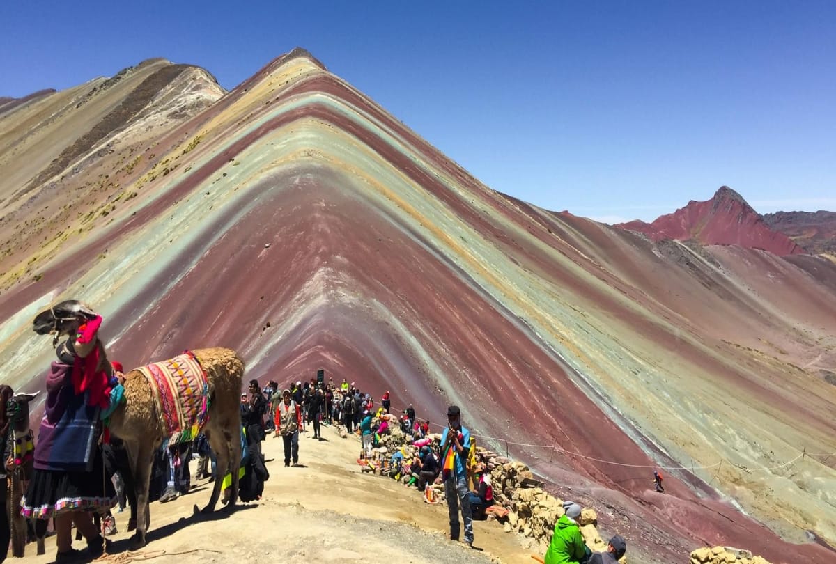 colourful toursit destination rainbow mountain taiwan netherland