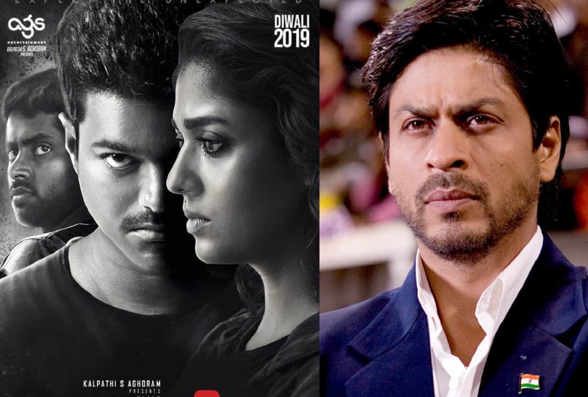 shahrukh khan will play a negative role opppsite vijay thalapathy