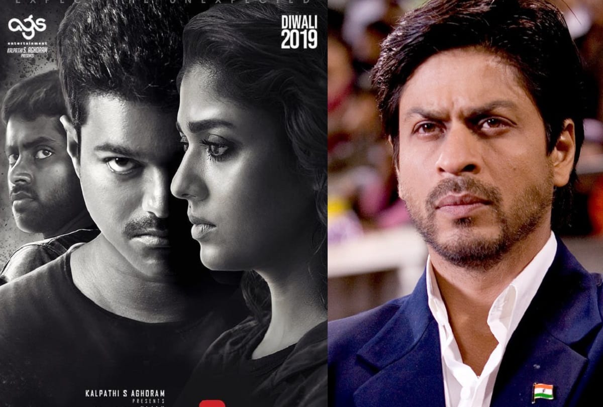 shahrukh khan will play a negative role opppsite vijay thalapathy