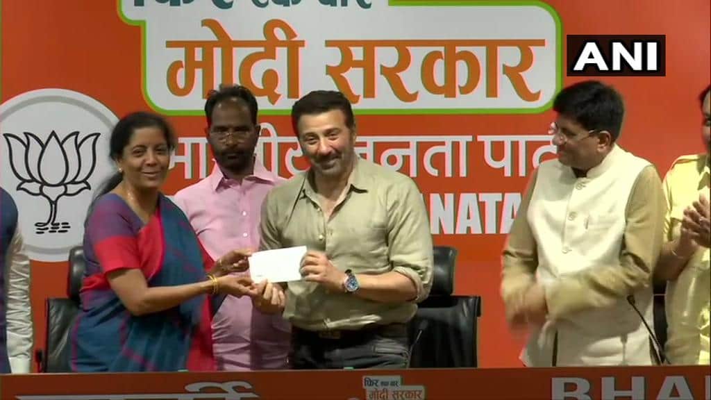 Lok sabha election 2019 Sunny Deol joins Bjp users reactions
