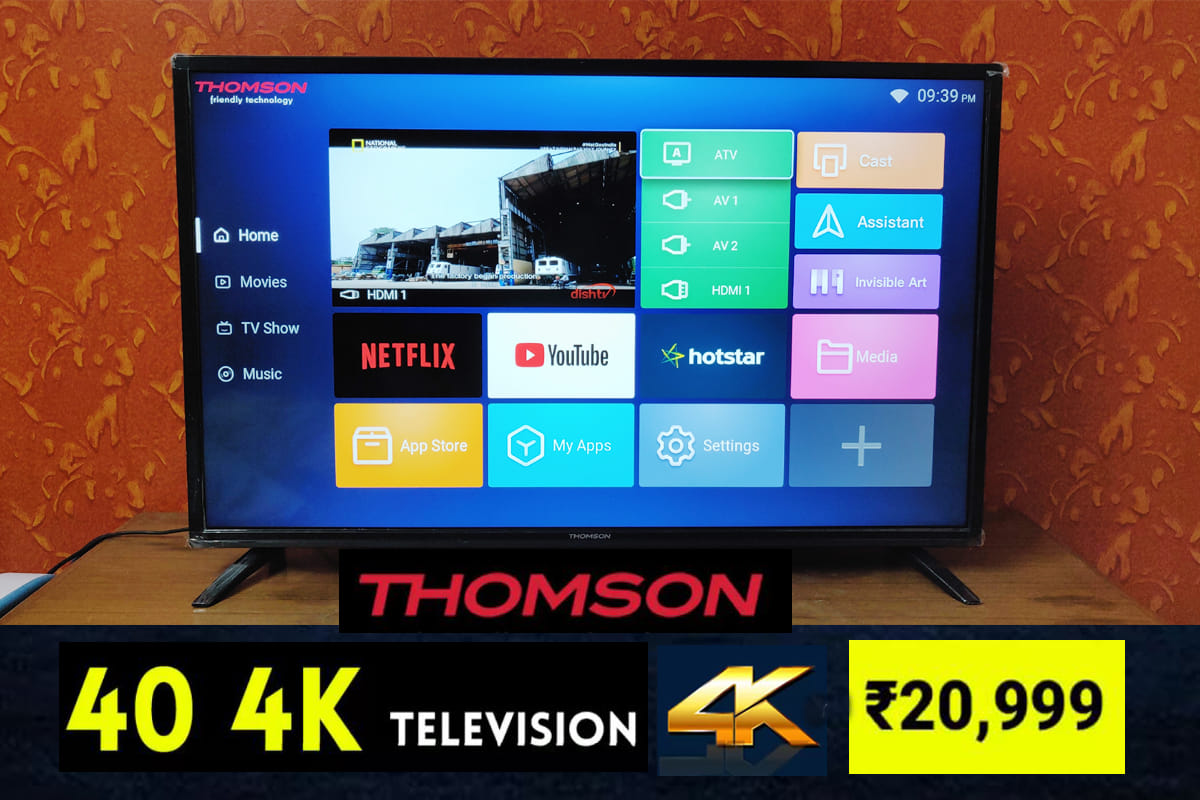 Thomson 40 4k Smart TV full detail review