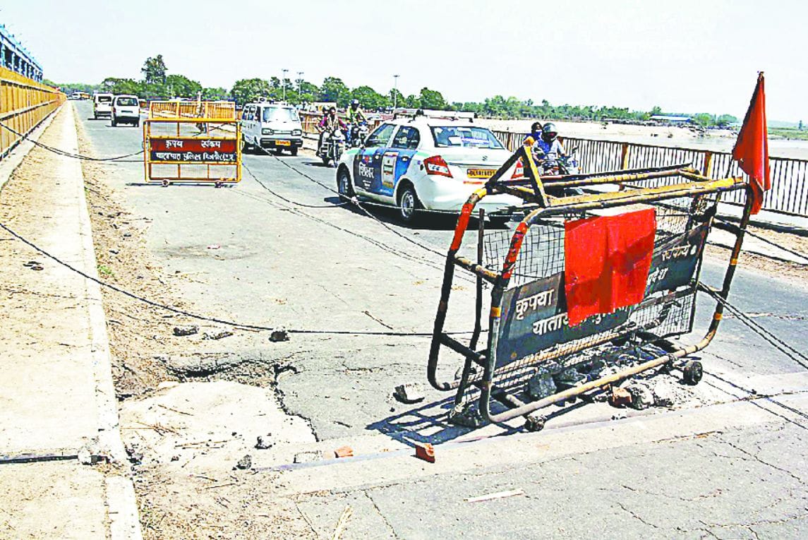 Repair of damaged bridge not started on Wednesday