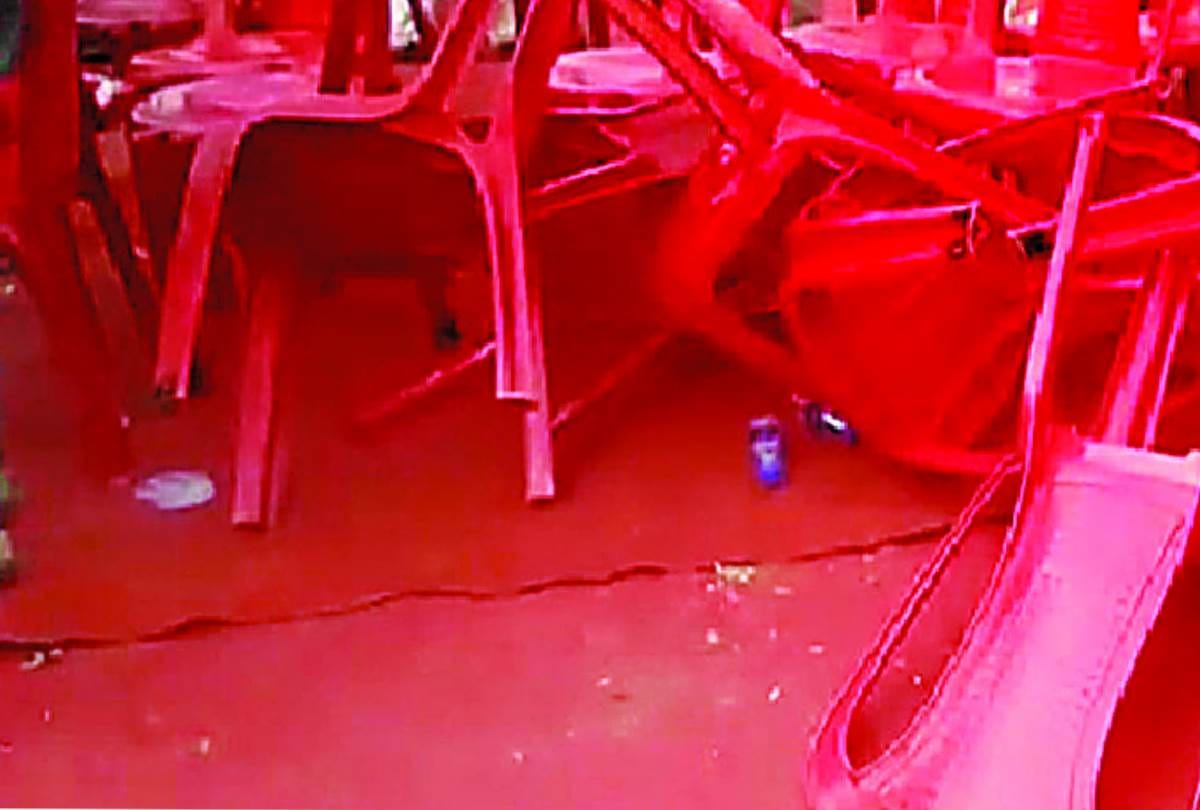 Ruckus in debate of Channel in barabanki