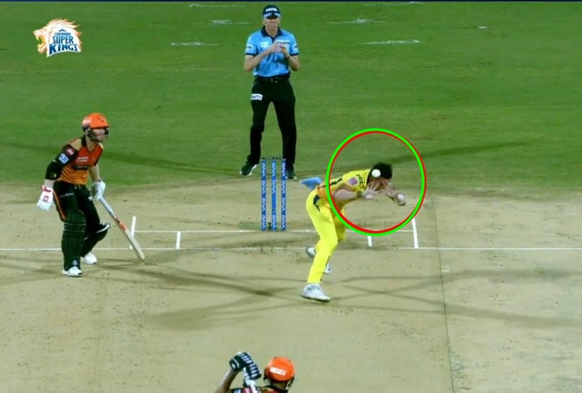 IPL 2019: Deepak chahar escaped from hard killer ball shot of manish pandey