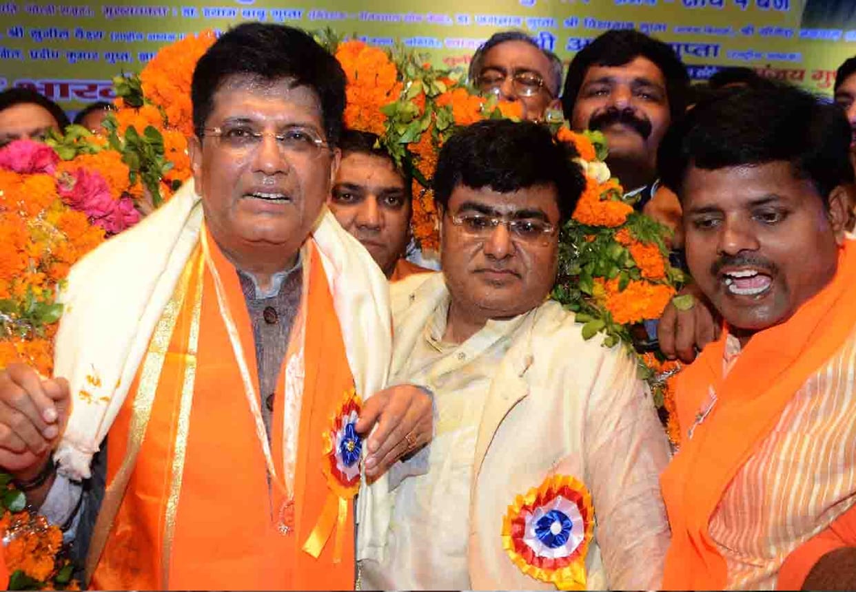 Piyush Goyal in kanpur lok sabha election 2019