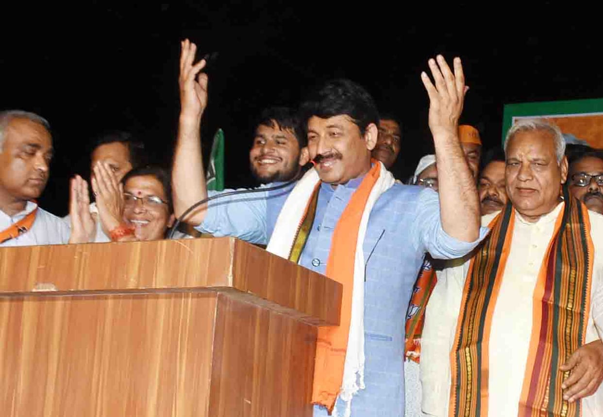Manoj Tiwari rally in kanpur lok sabha election 2019