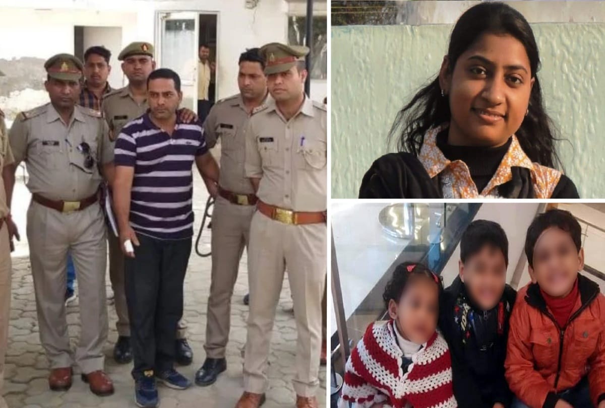 ghaziabad engineer killed wife and three kids with that knife which bought online read all story