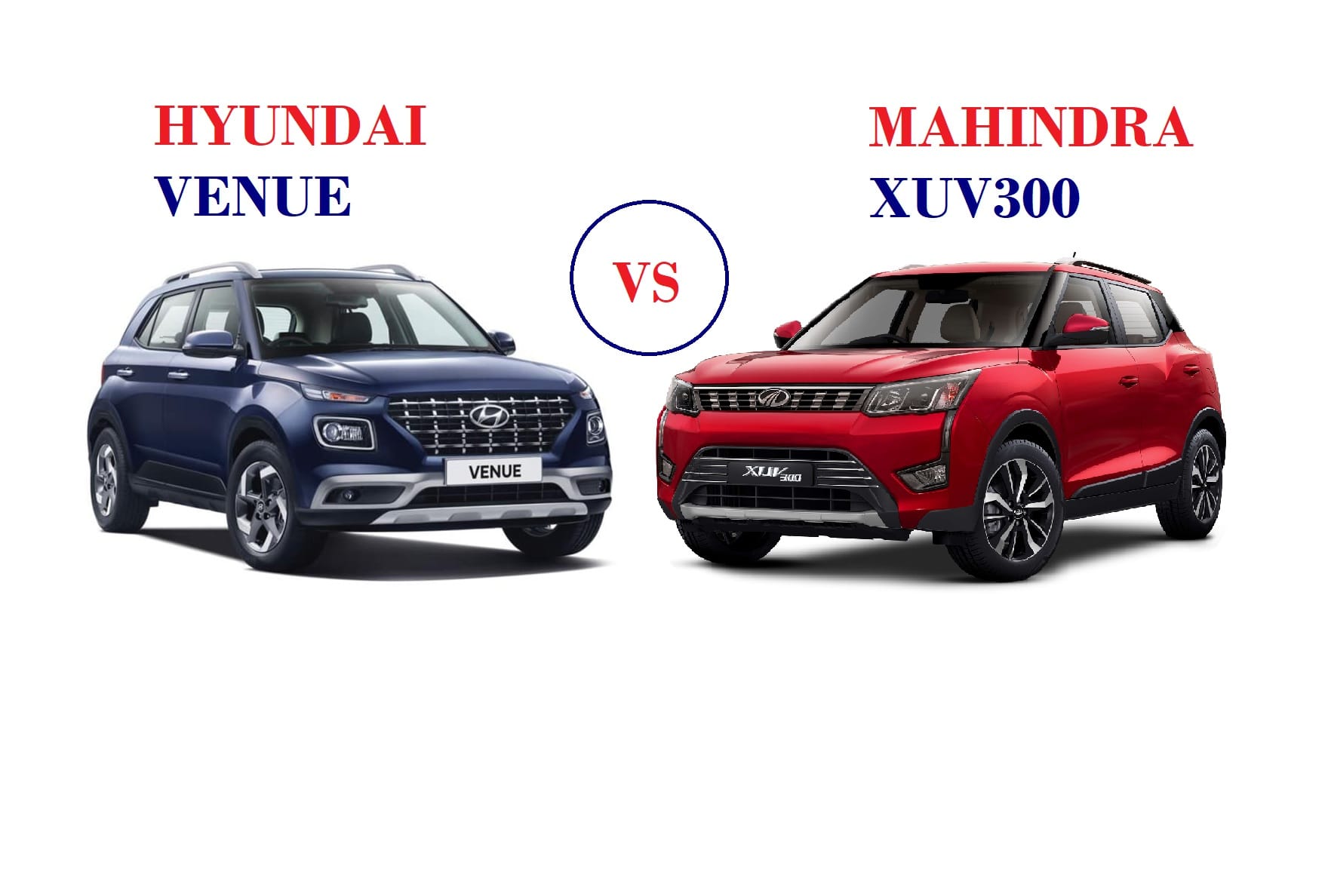 Hyundai Venue Vs Mahindra Xuv300, Which One Is Best Suv Of India, Read ...