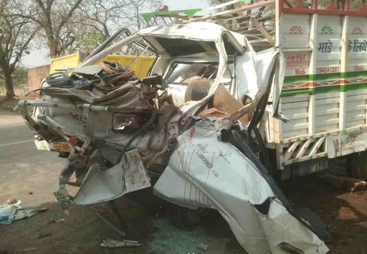 road accident on National Highway in chitrakoot