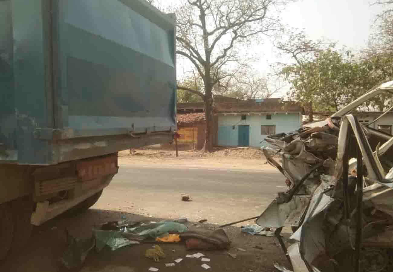 road accident on National Highway in chitrakoot
