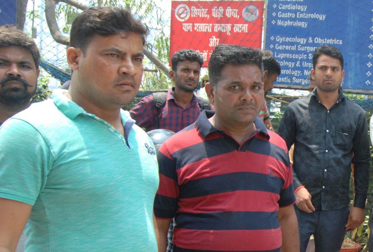 Ruckus after the death of patient in kk hospital in lucknow