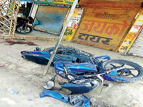 Injured bike rider killed, injured one