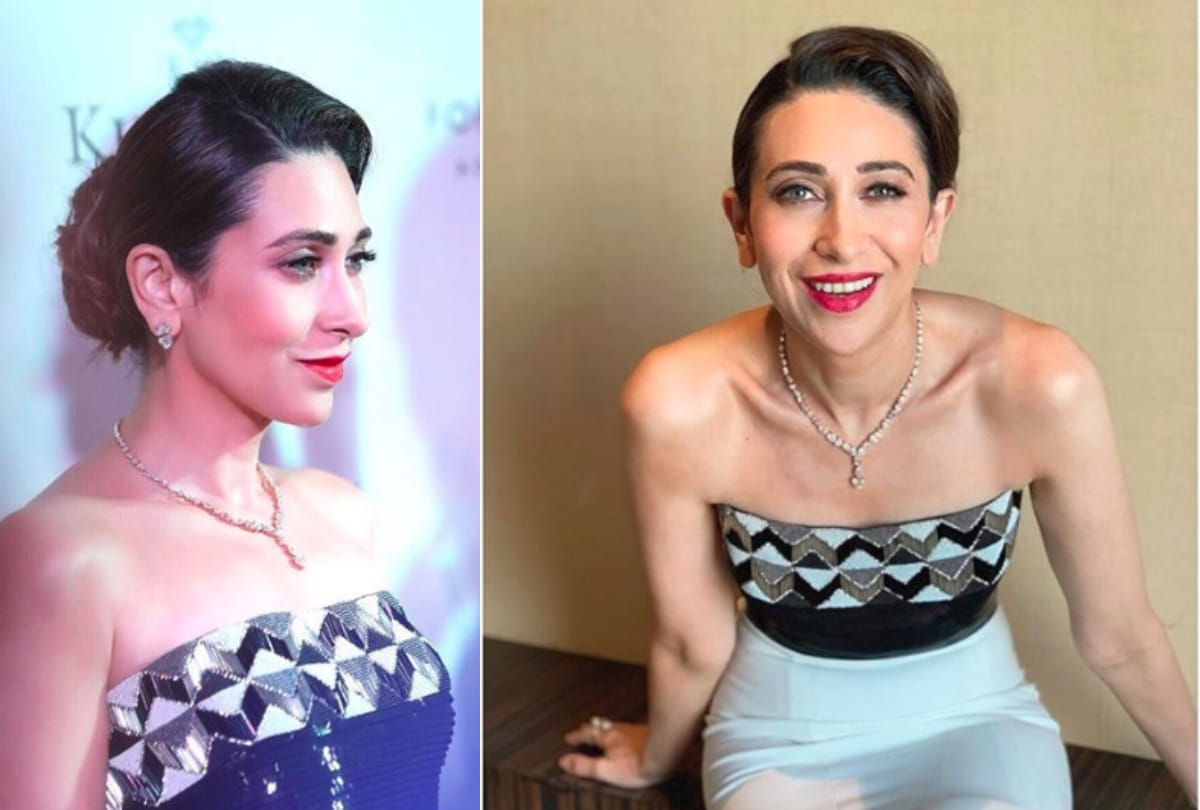 karishma kapoor stylish look in event of jewellery brand forevermark India